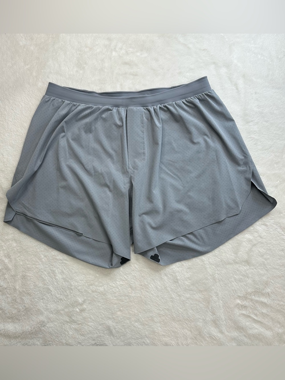 Lululemon Fast and Free 6" Lined Shorts - Grey XL